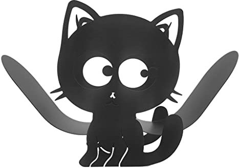 ＡＷＨＡＯ Porta Rotolo Carta Igienica Porta Carta Autoportante Simpatico Gatto a Forma di Animale, Gatto