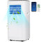 GiantexUK Portable Air Conditioner 8000/9000BTU, 4/5-In-1 AC Unit, Heater, Dehumidifier, 2-Speed Fan with WiFi Smart APP, Sleep Mode, LED Display, Remote Control & 24H Timer (8000BTU, without Heater)