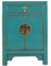 Yajutang Commode chinoise en bois massif turquoise RAL5018
