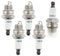 VooGenzek 5 Pezzi BM6A Candela Sostituzione, BM6A Candela per Tosaerba, BM6A / L7T Candele di Accensione Sostituire, per Motosega Decespugliatore da Giardino Tosaerba