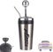GOwavy Taza de Agua Fast and Furious 10 - Tazas Estilo Palanca de Cambios con Pajita y Tapa, Lleva Esta Taza al Teatro y Siente la Velocidad y la pasión /20 (Color : Silver, Size : 4 in 140)