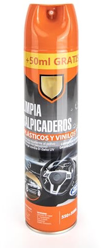 BESCH Limpia Salpicaderos para Coche 600ml | Limpiador para Plástico, Vinilo, Cuero, y Gomas - Protector Interior Coche Protege Daño UV (Sabor a Coche Nuevo)