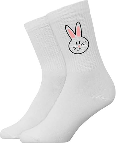 Generisch Ostern Ostergeschenk Osterhase - Atmungsaktive Sportsocken Tennissocken Crew Socks Baumwolle Socken