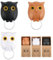 LWMTT Hibou Crochets Porte Clés 3 Pièces,Magnet Owl Key Holder,Conception d'oeil ouvert automatique,porte clé mural magnétiques non percés pour clés suspendues de bureau à domicile