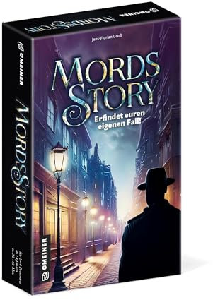 Gmeiner, MordsStory! Spannendes Krimi-Gesellschaftsspiel, kreative Ermittlungen mit Storytelling, Perfekter Spielspaß Für 2–4 Spieler ab 14 Jahren