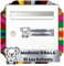 Plaque Boite aux lettre Fun et moderne Koala 3D 123x38mm épaisseur 1.6mm