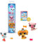 Littlest Pet Shop Bandai BF00617 Pack mit 3 Haustieren, Zubehör, Sammelkarte und virtuellem Code, Generation 7, Haustiere #43#118#111, Kinder ab 4 Jahren +