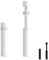 AUCANNIO Graphics Card Support, GPU Support Bracket, Adjustable 74-120MM Gpu Stand Bracket, Aluminum Alloy GPU Sag Holder, for Graphics Card Video Card (White)