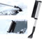 Coogime Eiskratzer Auto mit Besen, 60cm einziehbar Eiskratzer mit Schneebesen, Scheibenkratzer Auto/Schneekratzer Auto mit Besen/Scheibenkratzer Winter/Eisschaber Auto