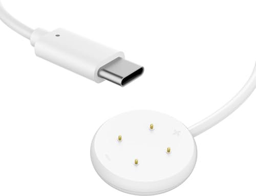 TUCANA Type-C Charger Compatible for Google Pixel Watch2, Google Pixel Watch 3, Type-C Cable for Pixel Watch 2/Pixel Watch3, White