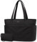 LOVEVOOK Laptoptasche Damen 17,3 Zoll, Shopper Tasche Handtasche Groß Arbeitstasche Puffer Bag, Lehrertasche Schultertasche Tote Handbags Women für Uni Business Schule, Schwarz