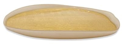 WD Lifestyle - Assiette de service 32 cm en verre coloré (Or)