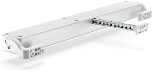 Motore elettrico a catena, STAR 25 230 V, comunello Mowin, trasmissione per finestra con trasmissione a catena, corsa regolabile, forza di spinta/trazione 250 N, finestra ribaltabile (bianco)