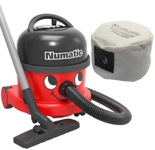 Numatic NRV240-11 Henry Vacuum Cleaner 620W 9L Commercial Dry Red + Re-Usable Cloth Bag