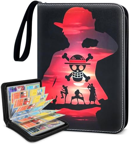 Sammelkarten Album, Sammelalbum Karten 400 Pockets 50 Seiten 4 Taschen Sammelbuch Sammelkartenalben Tragbar Wasserdicht PU Karten Halter, Sammelbuch Geschenk