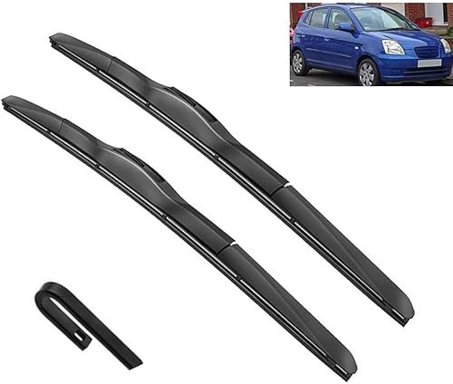 Auto-Frontscheibenwischerblatt für Kia Picanto SA 2004-2011, Frontscheibenwischerblattsatz, Scheibenwischerblatt-Ersatzblätter