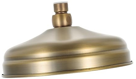 STOBOK Retro Regenduschkopf Kupfer Duschbrause Langlebig Mit Großem Wasserdurchfluss Fürs Badezimmer Vintage Stil Installieren Regenduschmodus