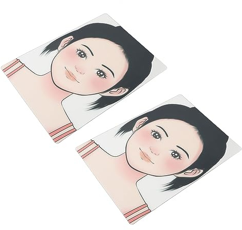 RiToEasysports Tableau d'entraînement pour peinture de visage de fille, économique, durable, réutilisable, matériau plastique
