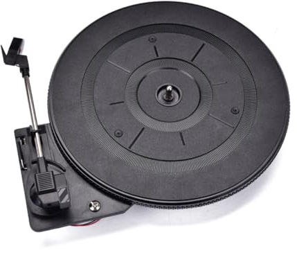 LRXIYODE Turntable Gramophone Vintage Player Record Vinyl Turntable Accessory Dj Audio Video Black