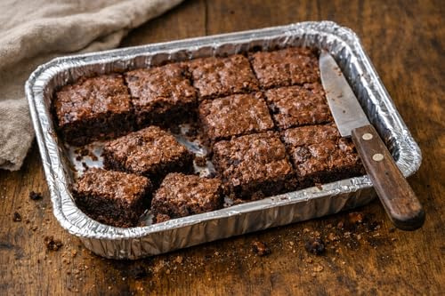 Chocolate Brownie Traybake – Handmade Cornish Indulgence in Foil Tray
