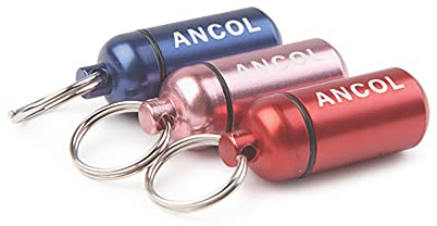 Ancol Simply Glamour Aluminium Id Tube Assorted(Colors will vary)