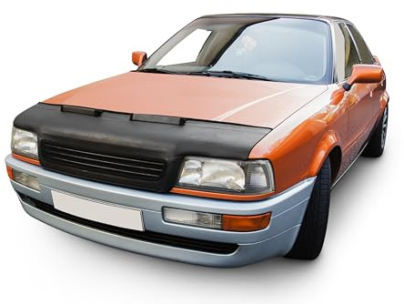 AB-00025 Auto BRA kompatibel mit Audi 80 B4 1991-1995 Cabrio Haubenbra Steinschlagschutz Tuning Bonnet Bra