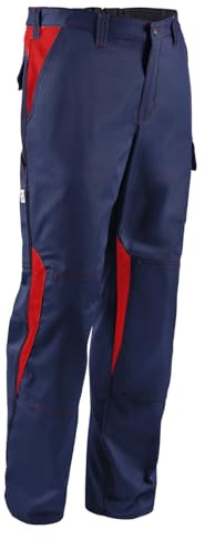 Image Dress Hose PSA 2 – Hose mit ergonomischer Linienführung und Knieschutztaschen PSA 2 dunkelblau/mittelrot Gr. 114