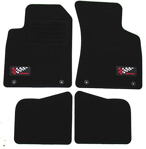 TN Profimatten Autoteppiche passend für Audi TT Coupé 8N Baujahr 1998-2006 Logo