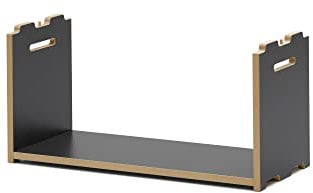 Tojo Hochstapler | modulares Regalsystem Verschiedene Module für Wandregal/Bücherregal/CD Regal | MDF Regal (anthrazit, Anbaumodul)