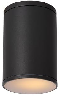 LUCIDE TUBIX - Deckenstrahler Innen/Außen - Ø 10,8 cm - 1xE27 - IP54 - Anthrazit