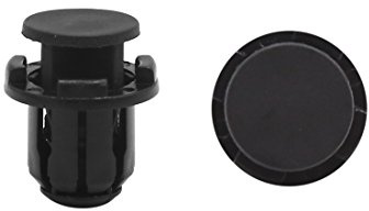 sourcing map 100pcs 15mm Lochdmr. Plastik Niet Auto Stoßstange Halter Schub-Typ Clip DE de