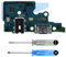 MMOBIEL Ladebuchse Kompatibel mit Samsung Galaxy A70 2019 - Dock Connector USB C - Audio Jack/Mikrofon/Antenne Ersatz - Inkl. Schraubenzieher
