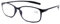 DOOViC Blaulichtfilter Computer Lesebrille Schwarz/Eckig Flexibel Anti Rutsch Brille mit Stärke für Damen/Herren 3,5