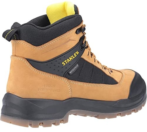 STANLEY Mens Berkeley Full Lace Up Leather Safety Boot (12 UK) (Honey)