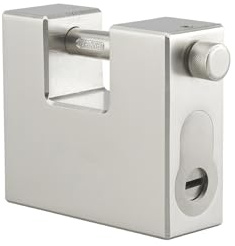THIRARD - Cadenas Blindé Extérieur 95 mm - Anse Acier Cémenté - 3 Clés - Haute Résistance au Perçage et Sciage - Compatible Cylindre Profilé 30 x 10 mm - Modèle LAND