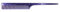 Swedish Crown Aluminium-Kamm Profi-Stielkamm Lockenkamm 21 cm (antistatisch) lila-schwarz mit gleichmäßiger Zahnung (2252-9)