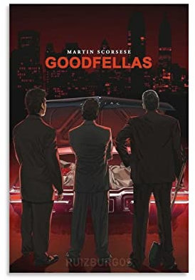 DSGDSF Alternatives Goodfellas Filmposter, dekoratives Gemälde, Leinwand, Wandkunst, Wohnzimmer, Poster, Schlafzimmer, 30 x 45 cm