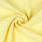 VmG-Store Waffelpique Meterware 40 Farben Waffel Stoff 100% Baumwollstoff Tex Standard 100 (046 Weiches Gelb, 200 x 150cm)