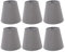 6 Stück Stoff Lampenschirm, E14 Barrel Lampenschirm Kerzenbirne Lampenabdeckung Stoff Lampenschirme für Schlafzimmer Hotel Stehlampe Tischlampe Kronleuchter Wandlampe