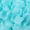 Azexcy Artificiels Pétales de Rose - Lot de 1000 pétales de fleurs - Confettis de mariée artificiels - Pétales de roses - Pour mariage, Noël, Saint Valentin - Bleu vert