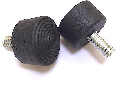 2x Height 33mm 1/4 Anti-Skid Video Camera Tripod Leg Screws Standard Connector Plastic Foot Pad Mat Support Holder Monopod Bracket Foot Connect-ion Adapter Digital Photograph-y Parts Accessories