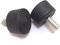 2x Height 33mm 1/4 Anti-Skid Video Camera Tripod Leg Screws Standard Connector Plastic Foot Pad Mat Support Holder Monopod Bracket Foot Connect-ion Adapter Digital Photograph-y Parts Accessories