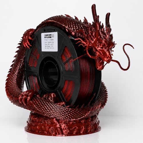 Stronghero3D PLA 3D-Drucker-Filament 1,75 mm, Shadow Red, Winkelverfärbung, Farbwechsel-Filament, Genauigkeit +/- 0,05 mm, Nettogewicht 1 kg für Ender3 Cr10