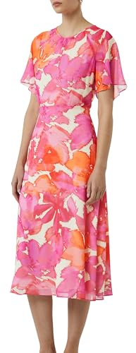 COMMA Midi-Kleid mit All-Over-Print