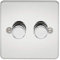 2G 2-way 10-200W (5-150W LED) Intelligent dimmer - Polished Chrome