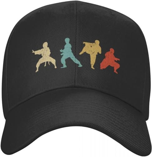 Baseballkappe Snapback Sonnenhut personalisierbar Vintage-Stil Jiu-Jitsu brasilianisches BJJ Baseballkappe Hip-Hop Damen und Herren verstellbar Mixed Martial Arts Papa-Mütze Frühling