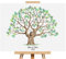 Husoiuy Fingerabdruck-Baum-Hochzeitsgästebuch | Hochzeits-Fingerabdruck-Baum | Gästebuch Mit Fingerabdruck-Baum-Leinwand | Fingerabdruck-Signatur-Gemälde - Individuelles Fingerabdruck-Gästebu