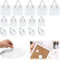 mohito Lot de 30 Adhesif Accroche Tableau Sans Percer, Accroche Tableau Adhesif Invisibles,Attache Cadre Adhésif Crochets, pour Accroche Cadres Photo, Décoratives, Art Mural