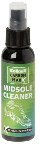 Collonil Carbon Maxx Midsole Cleaner 100 ml – Mit Mizellen Technologie Reinigungsspray für Sneaker-Zwischensohlen – Entfernt Schmutz & Dreck – Präzises Spray für alle Materialien