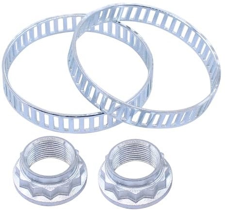 ABS Ring Achsmutter ABS Sensorring Antriebswelle ABS-Ring Mutter Achsstummel ABS Ringe hinten links und rechts für 1er E81 E87 E88 E82 3er E46 3er E90 E91 E92 E93 Z4 E85
